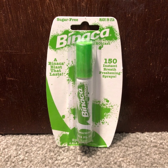 Binaca Other X2 Binaca Aeroblast Breath Freshening Spray Spearmint